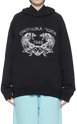 Sudadera Negra Unisex con Logo Onitsuka Tiger, Estilosa y Cómoda. 2183B185-001 Shop Sudadera Negra Unisex con Logo Onitsuka Tiger, Estilosa y Cómoda. 2183B185-001