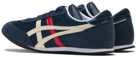 Lookbook Onitsuka Tiger Machu Racer ''Donkerblauw Lichtgeel Rood'' DQ303-5199