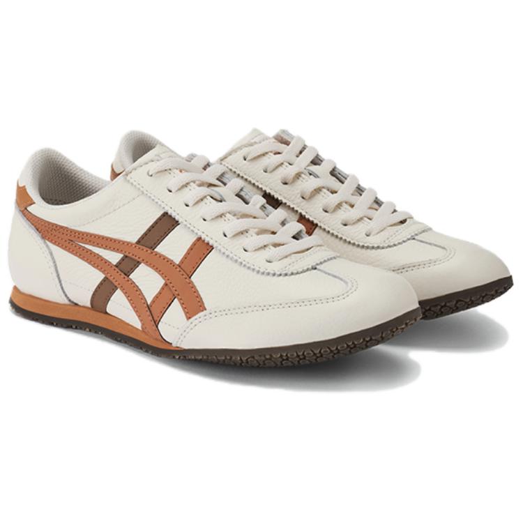 Purchase Onitsuka Tiger鬼塚虎 Machu Racer 時尚百搭 防滑耐磨 低幫 生活休閒鞋 男女同款 白橙