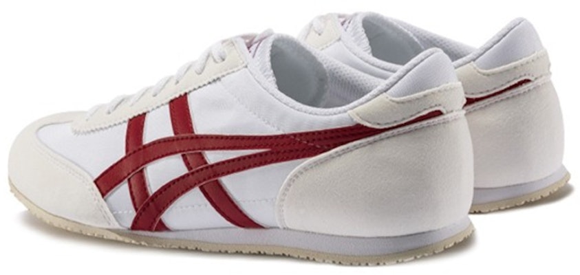 Onitsuka Tiger Machu Racer 白紅 男女同款 Lookbook Onitsuka Tiger Machu Racer 白紅 男女同款