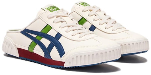 Onitsuka Tiger鬼塚虎 Machuation Sabot 半拖舒適 減震防滑 低幫 生活休閒鞋 男女同款 米藍 Lookbook Onitsuka Tiger鬼塚虎 Machuation Sabot 半拖舒適 減震防滑 低幫 生活休閒鞋 男女同款 米藍