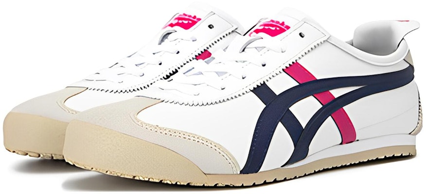 Onitsuka Tiger Mexico 66 2023 'White Navy Pink' 1183C102-102 Lookbook Onitsuka Tiger Mexico 66 2023 'White Navy Pink' 1183C102-102
