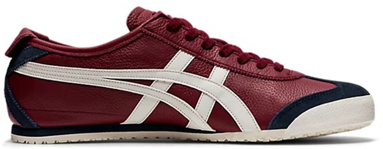 Onitsuka Tiger鬼塚虎 MEXICO 66 舒適 耐磨 低幫 運動休閒鞋 男女同款 酒紅色 Order Onitsuka Tiger鬼塚虎 MEXICO 66 舒適 耐磨 低幫 運動休閒鞋 男女同款 酒紅色