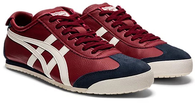 Onitsuka Tiger Mexico 66 'Beet Juice Cream' Warna Krim dan Beet. 1183A201-602 Lookbook Onitsuka Tiger Mexico 66 'Beet Juice Cream' Warna Krim dan Beet. 1183A201-602