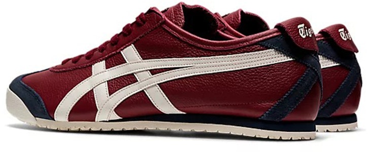 Onitsuka Tiger鬼塚虎 MEXICO 66 舒適 耐磨 低幫 運動休閒鞋 男女同款 酒紅色 Shop Onitsuka Tiger鬼塚虎 MEXICO 66 舒適 耐磨 低幫 運動休閒鞋 男女同款 酒紅色