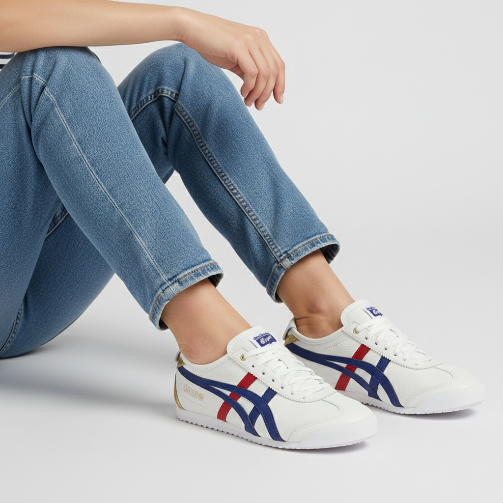 Order Onitsuka Tiger Mexico 66 'Azul Rojo Oro Metálico' D507L-0152