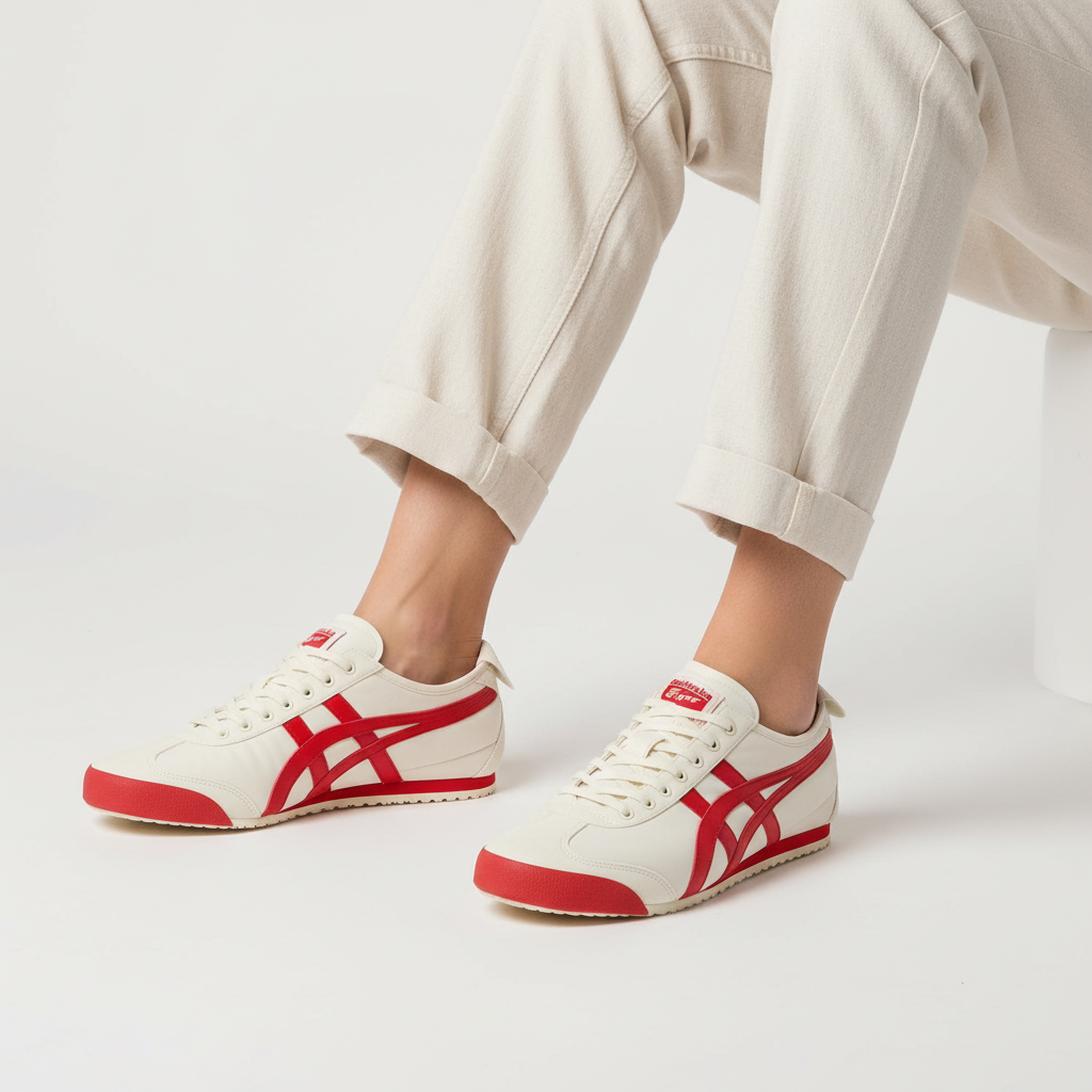 Order Onitsuka Tiger Mexico 66 'Krim Merah Menyala' 1183B497-101