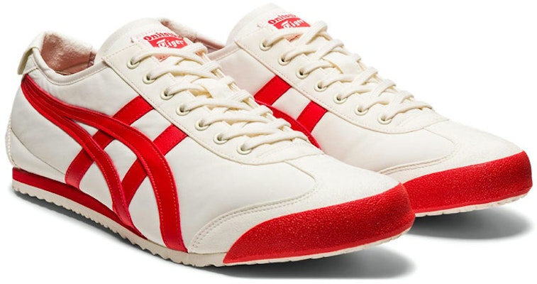 Onitsuka Tiger Mexico 66 'Cream Fiery Red' 1183B497-101 Lookbook Onitsuka Tiger Mexico 66 'Cream Fiery Red' 1183B497-101