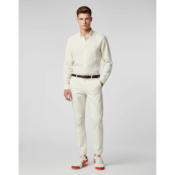 Onitsuka Tiger Mexico 66 'Krim Merah Menyala' 1183B497-101 Lookbook Onitsuka Tiger Mexico 66 'Krim Merah Menyala' 1183B497-101