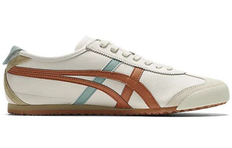 Shop Onitsuka Tiger鬼冢虎 MEXICO 66 輕便 低筒 跑步鞋 男女同款 白藍橙