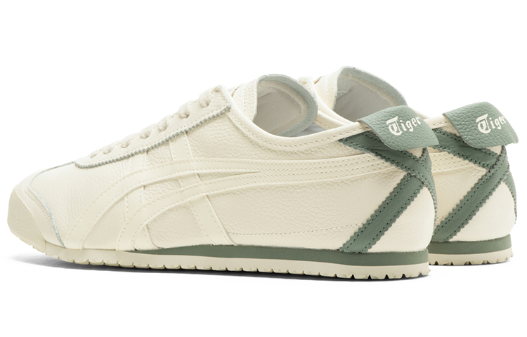 Shop Onitsuka Tiger Mexico 66 低筒復古跑鞋 男女同款 奶油白