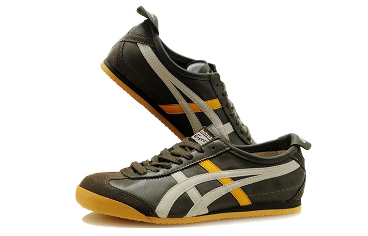 Lookbook Onitsuka Tiger鬼塚虎 MEXICO 66 低筒 跑鞋 男款 綠白黃