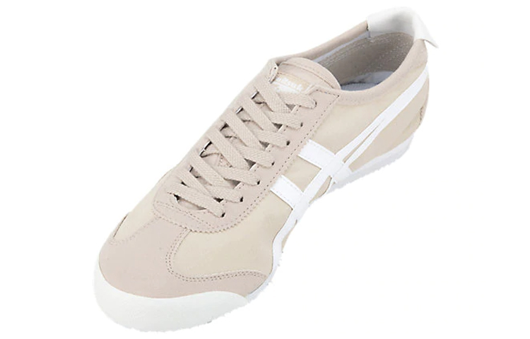 Lookbook Onitsuka Tiger鬼塚虎 MEXICO 66 低筒 運動休閒鞋 男女同款 米色