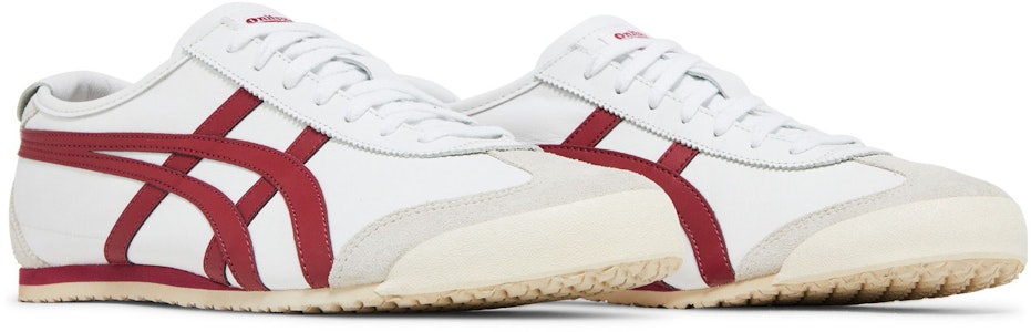 オニツカタイガー メキシコ66 "白/バーガンディ" D4J2L-0125 Cheap オニツカタイガー メキシコ66 "白/バーガンディ" D4J2L-0125