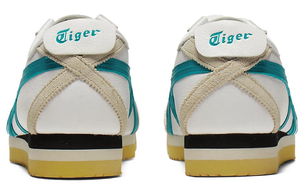 Shop Onitsuka Tiger 鬼塚虎 MEXICO 66 透氣耐磨防滑 低筒 板鞋 男女款 白綠