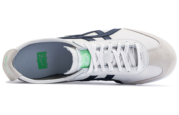 Shop Onitsuka Tiger鬼塚虎 MEXICO 66 經典 低筒運動休閒鞋 男女同款 白綠