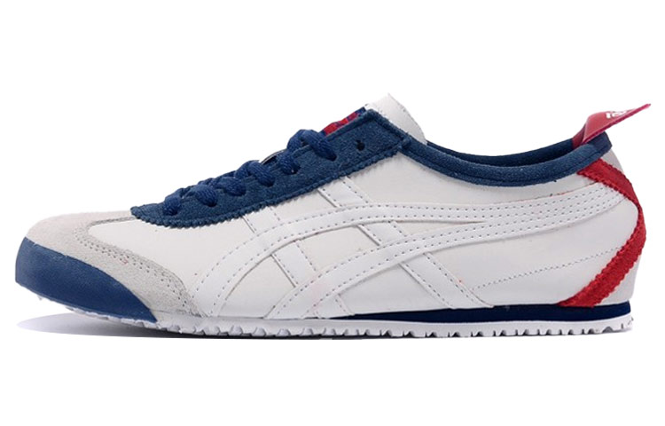 Buy 鬼塚虎 墨西哥66 白红蓝色人气款 HL202-6677