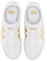 鬼冢虎 Mexico 66 '白色金色' 运动鞋 1183A499-101 Shop 鬼冢虎 Mexico 66 '白色金色' 运动鞋 1183A499-101