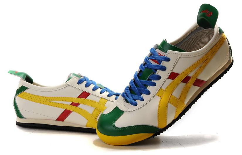 Shop Onitsuka Tiger Mexico 66 'Amarillo-Verde-Rojo' THL7G1-0153
