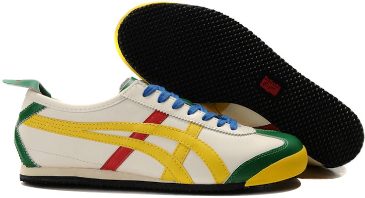 Onitsuka Tiger Mexico 66 'Yellow-Green-Red' THL7G1-0153 Shop Onitsuka Tiger Mexico 66 'Yellow-Green-Red' THL7G1-0153