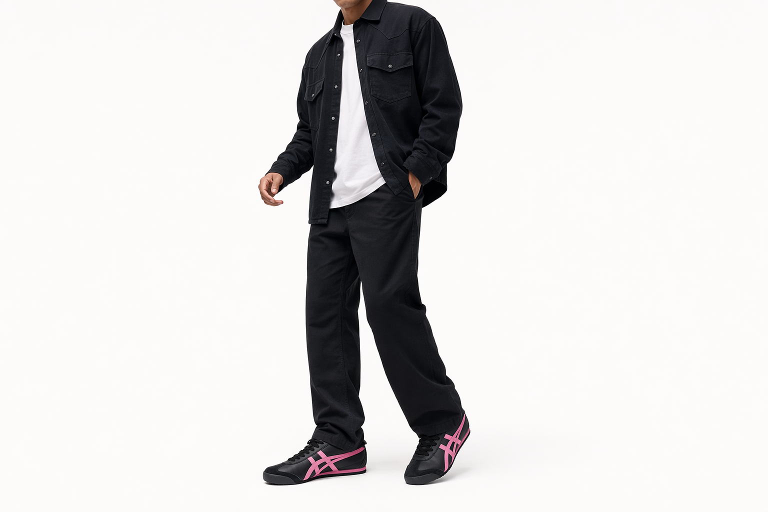Order Onitsuka Tiger MEXICO 66 HITAM/DRAGON FRUIT 1183C102-005