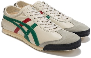 Onitsuka Tiger 鬼冢虎 MEXICO 66 Deluxe 低帮 運動休閒鞋 男女同款 乳白綠 Order Onitsuka Tiger 鬼冢虎 MEXICO 66 Deluxe 低帮 運動休閒鞋 男女同款 乳白綠