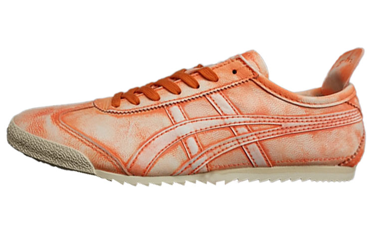 Buy 鬼塚虎Mexico 66 Deluxe 做舊 潮流百搭 低幫休閒運動鞋 橙色