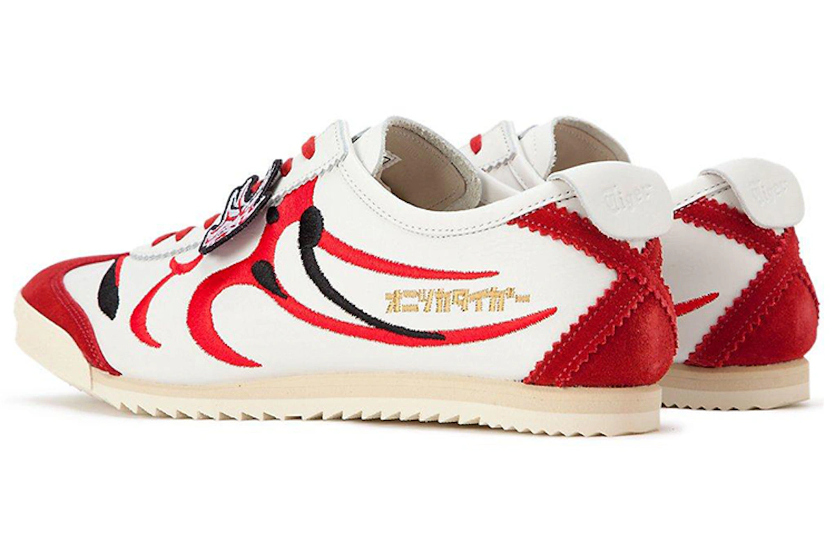 Onitsuka Tiger Mexico 66 Deluxe 'Kumadori - White Classic Red'