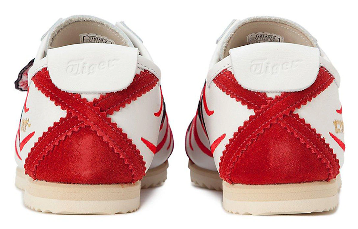Onitsuka Tiger Mexico 66 Deluxe 'Kumadori - White Classic Red'