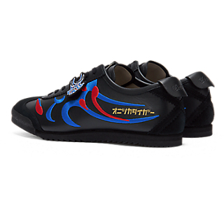 Shop Onitsuka Tiger MEXICO 66 DELUXE NOIR/BLEU DIRECTOIRE 1181A370-001