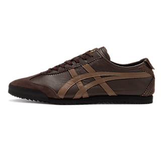 Cheap Onitsuka Tiger MEXICO 66 DELUXE 咖啡棕 配色運動鞋 1181A435-201