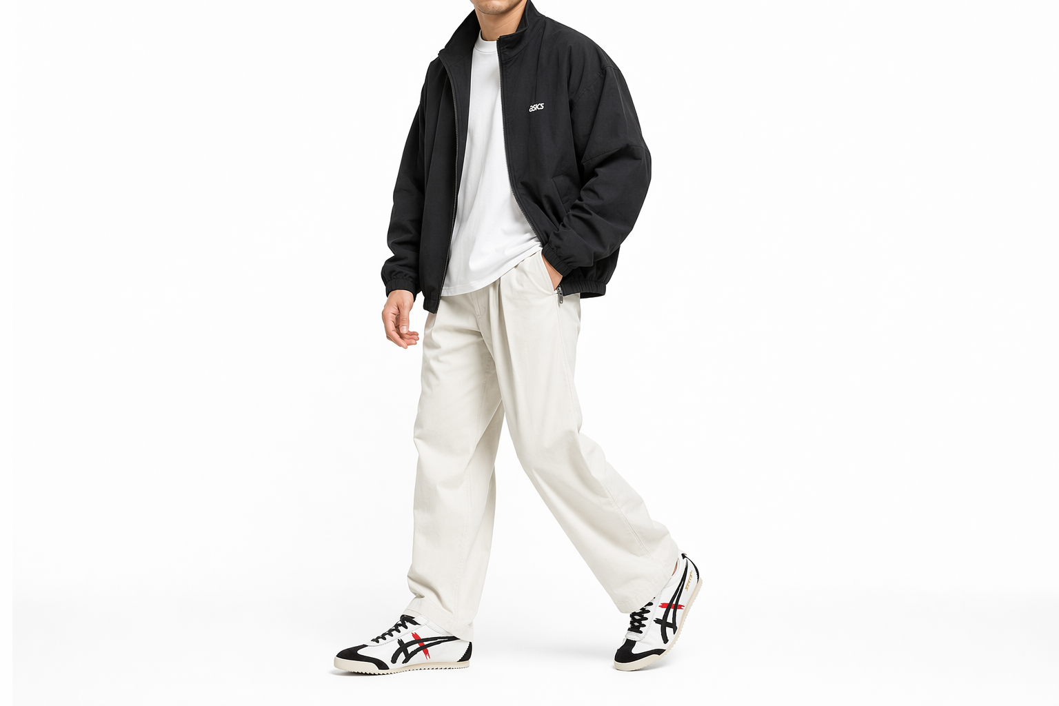 Order Onitsuka Tiger Mexico 66 Deluxe NM ''Katakana - Wit Zwart'' 1181A119-100