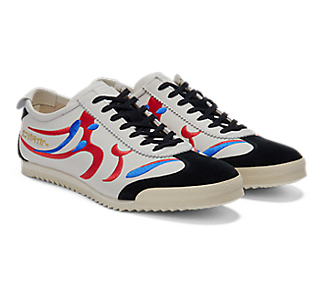 Order Onitsuka Tiger MEXICO 66 DELUXE BLANC/ROUGE FLAMBOYANT 1181A370-103