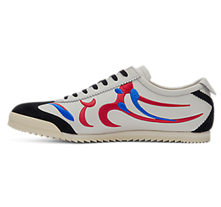 Lookbook Onitsuka Tiger MEXICO 66 DELUXE BLANC/ROUGE FLAMBOYANT 1181A370-103