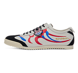 Cheap Onitsuka Tiger MEXICO 66 DELUXE BLANC/ROUGE FLAMBOYANT 1181A370-103