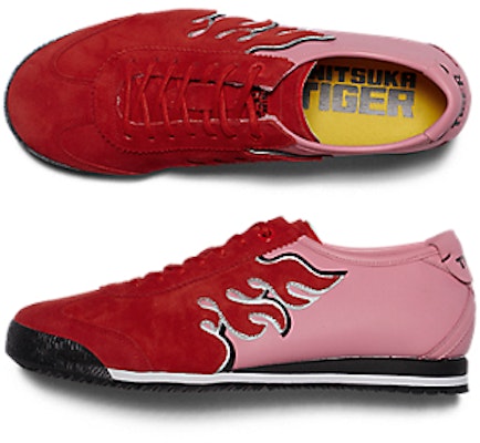 오니츠카 타이거 멕시코 66 파이어 레드/블로섬 핑크 1183C655-600 2