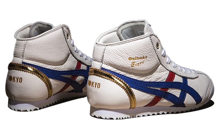 Shop Onitsuka Tiger Mexico 66 Mid Runner 'Blanco Azul Rojo' D507L-0152M