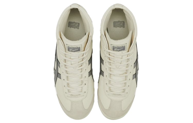 Shop Onitsuka Tiger鬼塚虎 MEXICO 66 中筒跑步運動休閒鞋 男女款 淺灰色