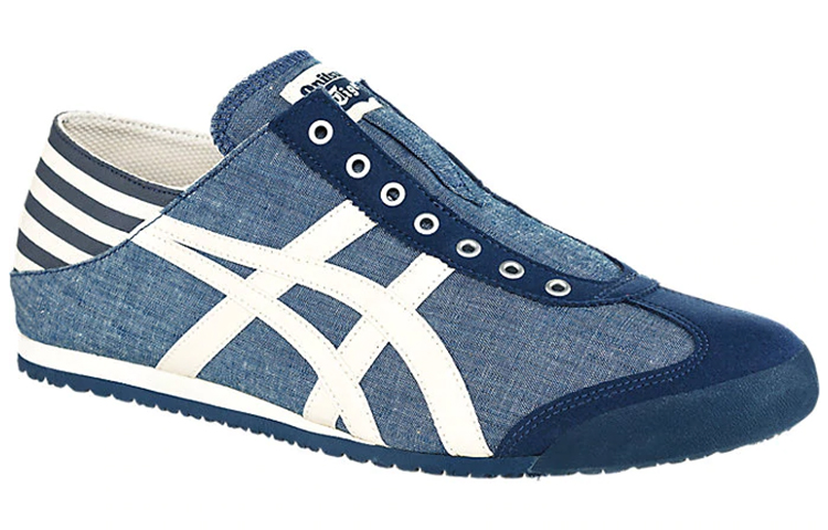 Shop Onitsuka Tiger 鬼塚虎 MEXICO 66 Paraty 復古百搭 低筒 運動休閒鞋 男女款 深藍