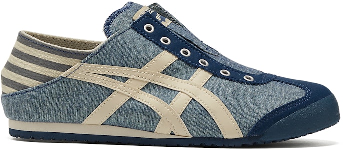 鬼塚虎 Mexico 66 Paraty '蓝色牛仔布自然' 1183C233-400 Buy 鬼塚虎 Mexico 66 Paraty '蓝色牛仔布自然' 1183C233-400