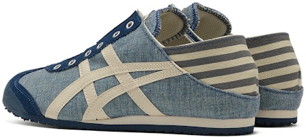 鬼塚虎 墨西哥 66 Paraty '藍色坑條布 自然色' 1183C233-400 Shop 鬼塚虎 墨西哥 66 Paraty '藍色坑條布 自然色' 1183C233-400