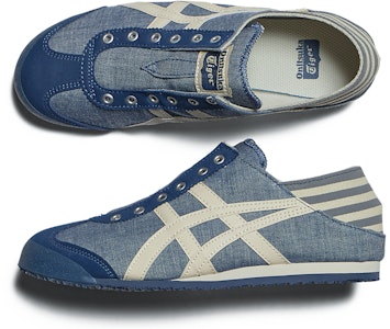 鬼塚虎 Mexico 66 Paraty '蓝色牛仔布自然' 1183C233-400 Cheap 鬼塚虎 Mexico 66 Paraty '蓝色牛仔布自然' 1183C233-400