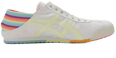 Onitsuka Tiger Mexico 66 一腳蹬運動休閒鞋 男女通款 白彩虹 Order Onitsuka Tiger Mexico 66 一腳蹬運動休閒鞋 男女通款 白彩虹