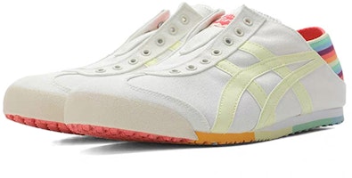 Onitsuka Tiger Mexico 66 一腳蹬運動休閒鞋 男女通款 白彩虹 Lookbook Onitsuka Tiger Mexico 66 一腳蹬運動休閒鞋 男女通款 白彩虹