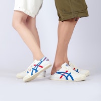 Onitsuka Tiger鬼塚虎 MEXICO 66 一腳蹬復古百搭 低筒 運動休閒鞋 男女皆宜 白藍 Sizing Onitsuka Tiger鬼塚虎 MEXICO 66 一腳蹬復古百搭 低筒 運動休閒鞋 男女皆宜 白藍