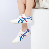 Onitsuka Tiger鬼塚虎 MEXICO 66 一腳蹬復古百搭 低筒 運動休閒鞋 男女皆宜 白藍 Cheap Onitsuka Tiger鬼塚虎 MEXICO 66 一腳蹬復古百搭 低筒 運動休閒鞋 男女皆宜 白藍