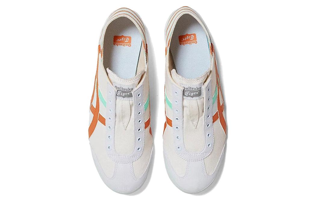 Shop Onitsuka Tiger鬼塚虎 MEXICO 66 防滑耐磨 低筒 運動休閒鞋 男女同款 白棕
