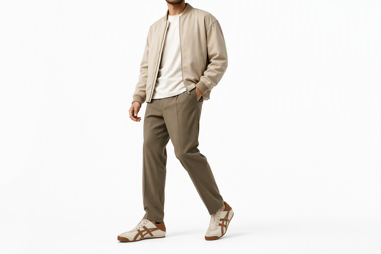 Order 鬼塚虎 Onitsuka Tiger MEXICO 66 PARATY 米白/棕色鞋款 1183A437-200