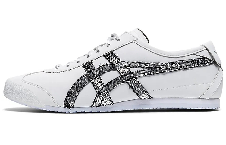 Onitsuka Tiger Mexico 66 Running Shoes White/Black/Slivery 1183A945-100
