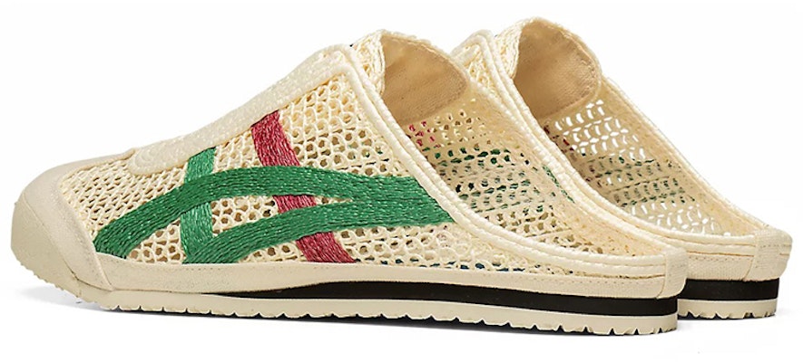 Onitsuka Tiger MEXICO 66 Sabot 'Cream Green Red' 1183A707-107 Shop Onitsuka Tiger MEXICO 66 Sabot 'Cream Green Red' 1183A707-107